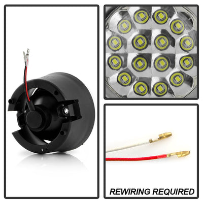 Clear LED Fog Lights w/Switch <br>, 06-08 Chrysler 300