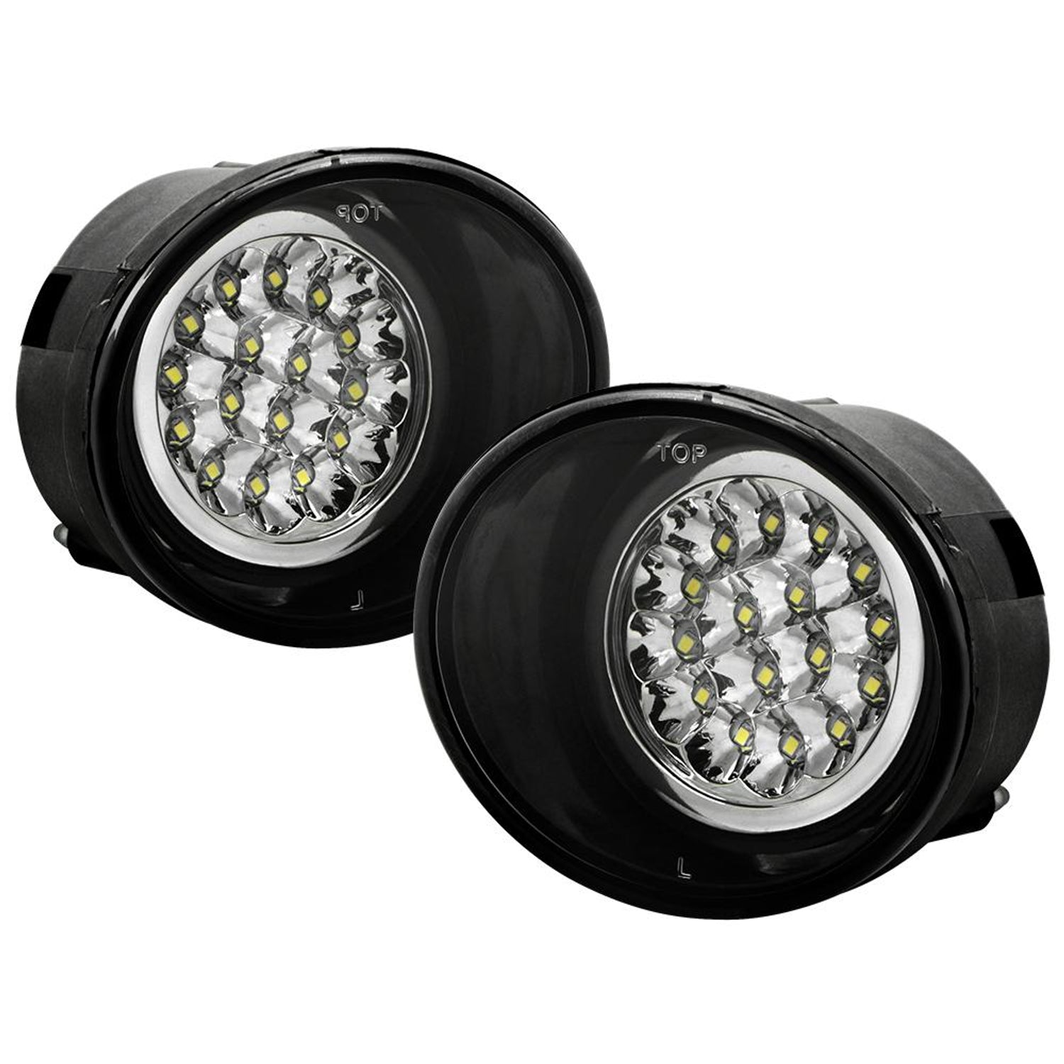 Clear LED Fog Lights w/Switch <br>05-12 Nissan Armada 04-12 Nissan TITAN 04 Nissan Pathfinder Armada