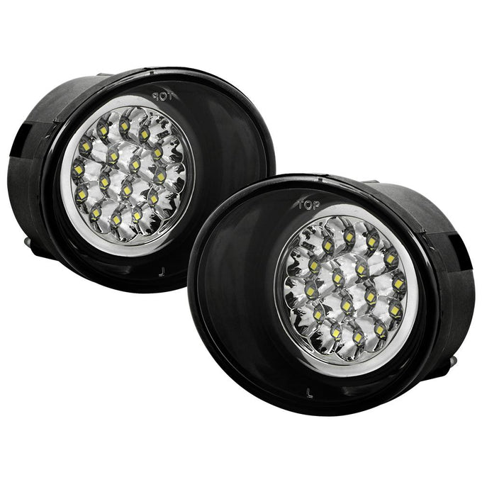 Clear LED Fog Lights w/Switch <br>05-12 Nissan Armada 04-12 Nissan TITAN 04 Nissan Pathfinder Armada