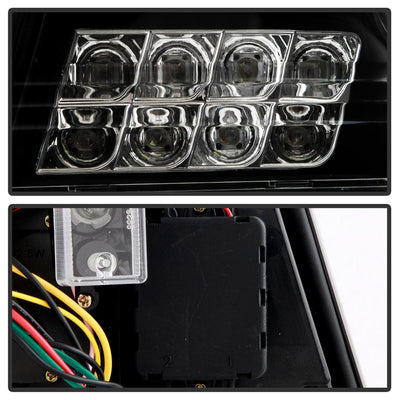 Black LED Tail Lights <br>02-05 BMW 325i 325xi 330i 330xi 320i
