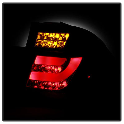 Black LED Tail Lights <br>02-05 BMW 325i 325xi 330i 330xi 320i