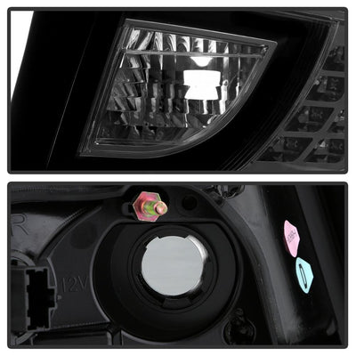 Smoke LED Tail Lights <br>04-08 Mazda 3