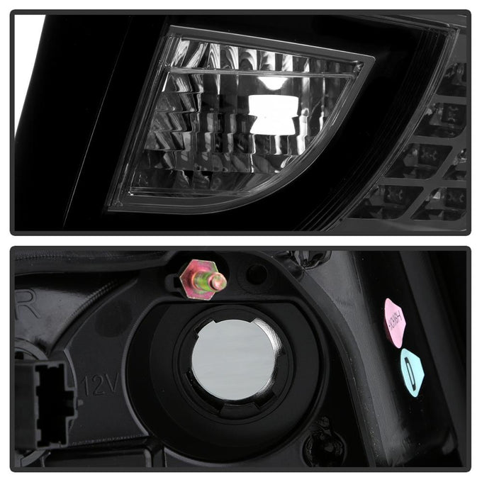 Smoke LED Tail Lights <br>04-08 Mazda 3