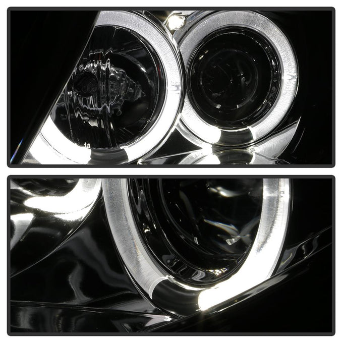 LED Halo Smoke Projector Headlights <br>03-08 BMW Z4