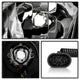 DRL Black Projector Headlights <br>04-08 Mazda 3