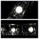 DRL Black Projector Headlights <br>04-08 Mazda 3