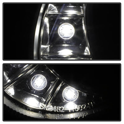 DRL Black Projector Headlights <br>03-06 Mercedes-Benz E320 E500 E55 AMG 2006 E350
