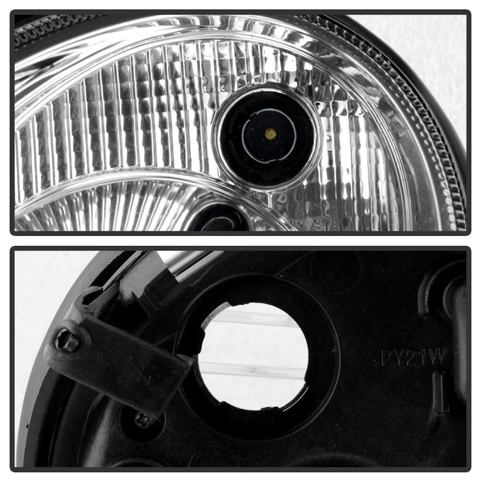 DRL Chrome Projector Headlights <br>03-06 Mercedes-Benz E320 E500 E55 AMG 2006 E350