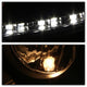 DRL Black Projector Headlights <br>06-09 Volkswagen Jetta Rabbit GTI