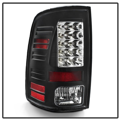 Black LED Tail Lights <br>09-18 Dodge Ram 1500 2500 3500