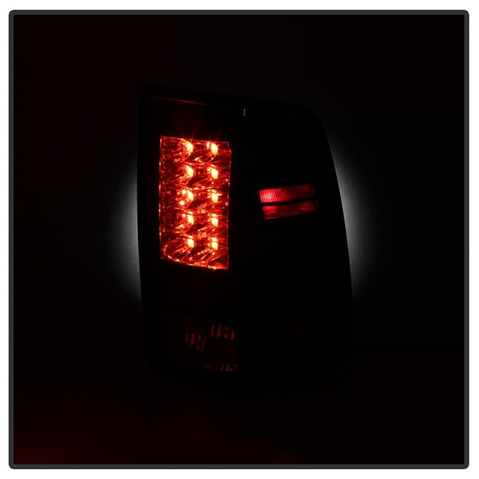 Black LED Tail Lights <br>09-18 Dodge Ram 1500 2500 3500