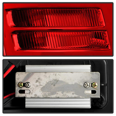 Red Clear LED Tail Lights <br>09-18 Dodge Ram 1500 2500 3500