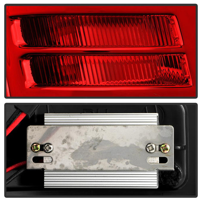 Red Clear LED Tail Lights <br>09-18 Dodge Ram 1500 2500 3500