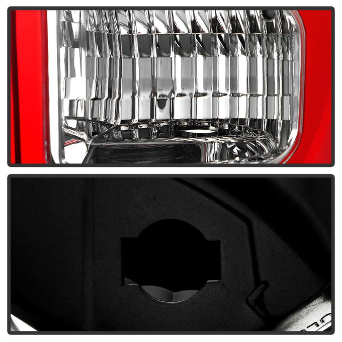 Red Clear LED Tail Lights <br>09-18 Dodge Ram 1500 2500 3500