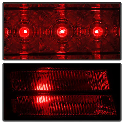 Red Clear LED Tail Lights <br>09-18 Dodge Ram 1500 2500 3500
