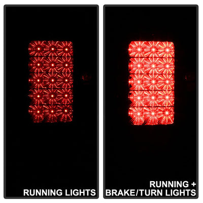 Red Clear LED Tail Lights <br>09-18 Dodge Ram 1500 2500 3500