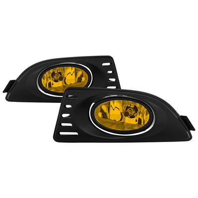 Yellow OEM Fog Lights w/Switch <br>05-06 Acura RSX