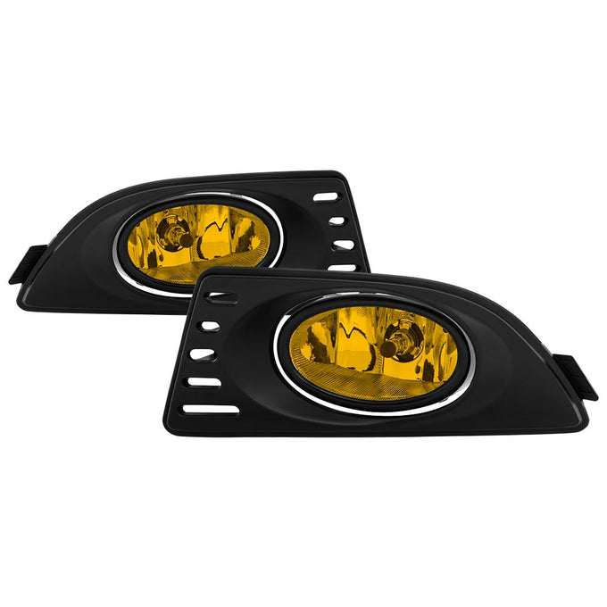 Yellow OEM Fog Lights w/Switch <br>05-06 Acura RSX