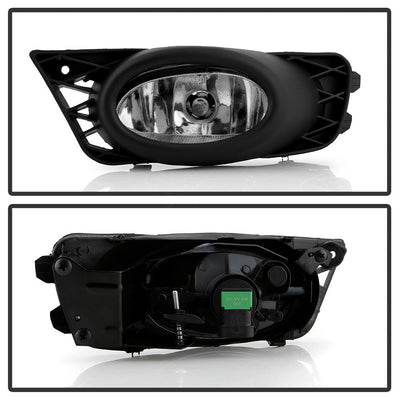 Clear OEM Fog Lights W/Switch <br>09-11 Honda Civic