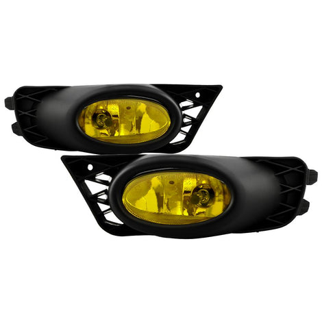 Yellow OEM Fog Lights W/Switch <br>09-11 Honda Civic