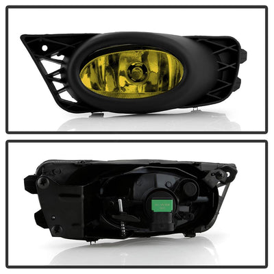 Yellow OEM Fog Lights W/Switch <br>09-11 Honda Civic