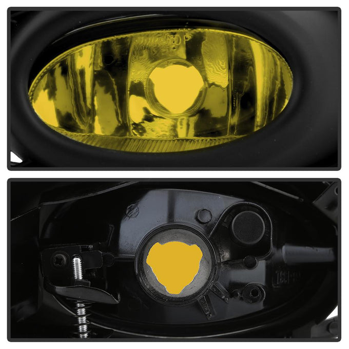 Yellow OEM Fog Lights W/Switch <br>09-11 Honda Civic