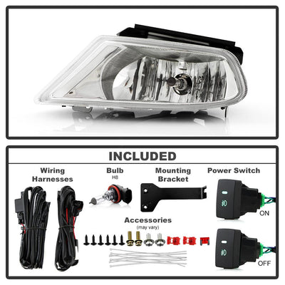 Clear OEM Fog Lights W/Switch <br>05-07 Honda Odyssey