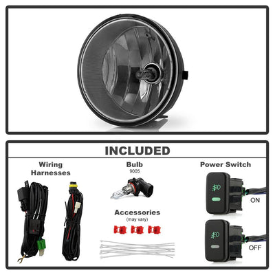 Smoke OEM Fog Lights w/Switch <br>05-11 Toyota Tacoma, 07-13 Tundra, 08-11 Sequoia, 04-06 Solara