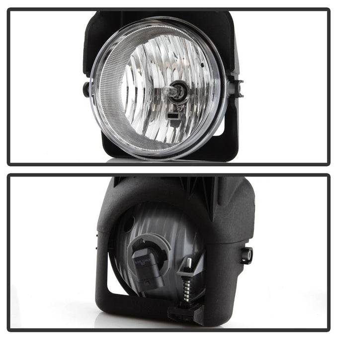 Clear OEM Fog Lights wo/switch <br>03-06 GMC Sierra 1500, 2500 HD, 3500