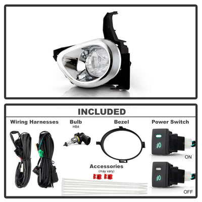 Clear OEM Fog Lights W/Switch <br>05-06 Honda CR-V