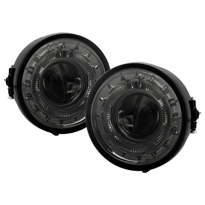 Smoke Halo Projector Fog Lights w/Switch <br>06-10 Ford F-150 06-08 Lincoln Mark LT