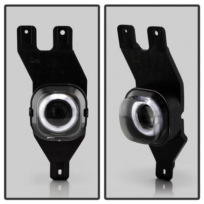 Smoke Halo Projector Fog Lights w/Switch <br>99-04 Ford F-250, F-350 Super Duty, 00-05 Excursion