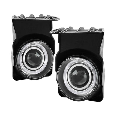 Clear Halo Projector Fog Lights w/Switch <br>03-06 GMC Sierra 1500, 2500 HD, 3500