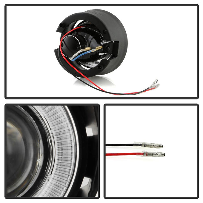 Clear Halo Projector Fog Lights w/Switch <br>, 06-08 Chrysler 300