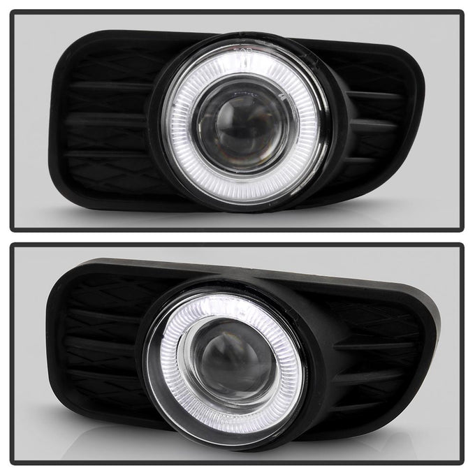 Clear Halo Projector Fog Lights w/Switch <br>99-04 Jeep Grand Cherokee