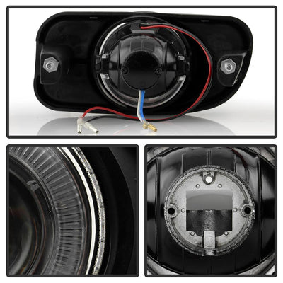 Smoke Halo Projector Fog Lights w/Switch <br>99-04 Jeep Grand Cherokee