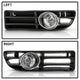 Clear OEM Fog Lights w/Switch <br>99-05 Volkswagen Jetta