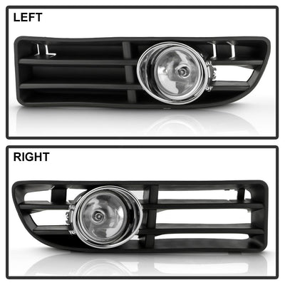 Clear OEM Fog Lights w/Switch <br>99-05 Volkswagen Jetta