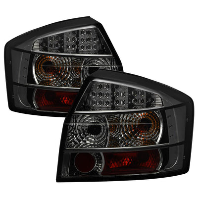 Smoke LED Tail Lights <br>02-05 Audi A4 A4 Quattro