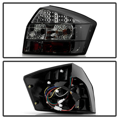 Smoke LED Tail Lights <br>02-05 Audi A4 A4 Quattro