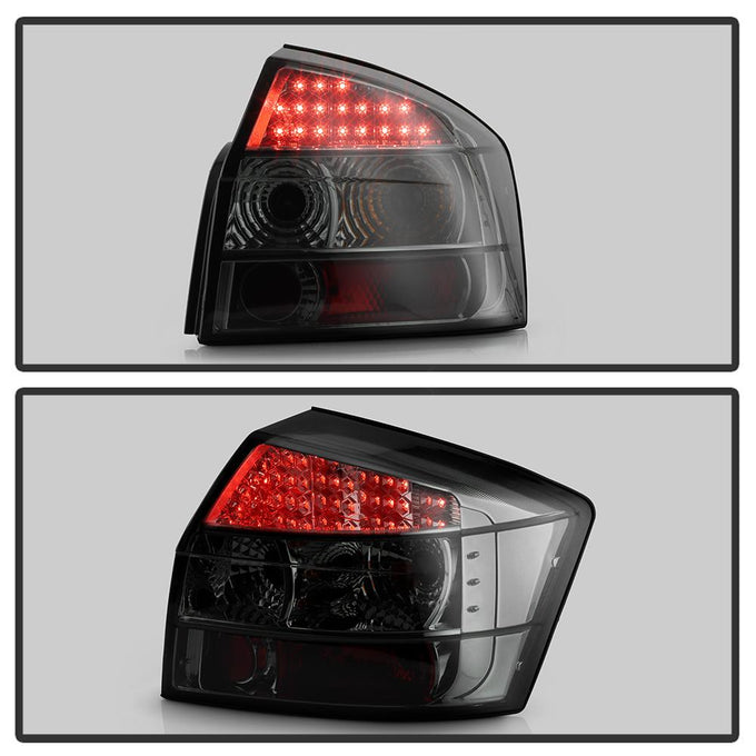 Smoke LED Tail Lights <br>02-05 Audi A4 A4 Quattro