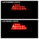 Smoke LED Tail Lights <br>02-05 Audi A4 A4 Quattro