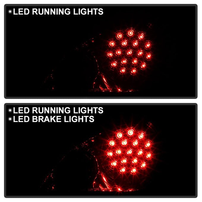 Smoke LED Tail Lights <br>03-05 Nissan 350Z