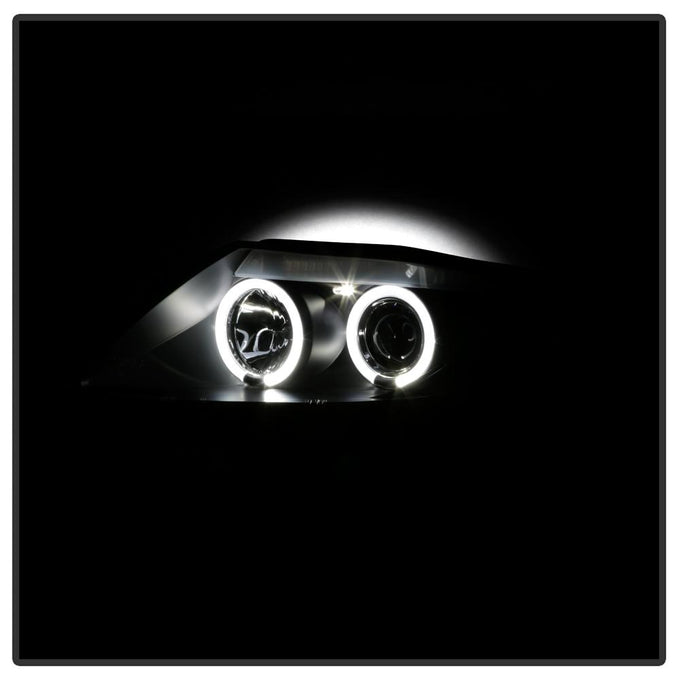 LED Halo Black Projector Headlights <br>03-08 BMW Z4