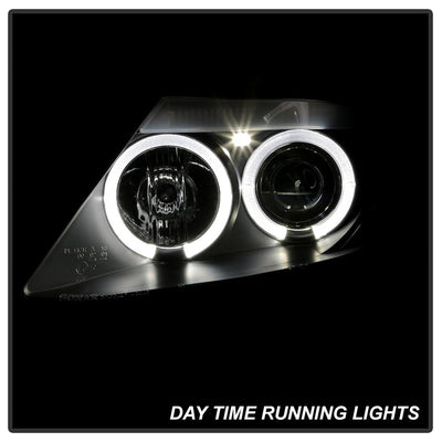 LED Halo Black Projector Headlights <br>03-08 BMW Z4