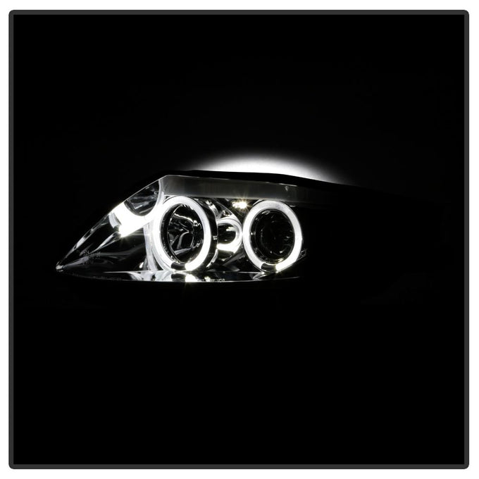 LED Halo Chrome Projector Headlights <br>03-08 BMW Z4