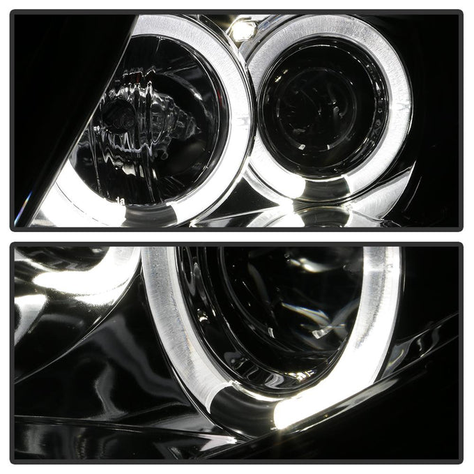 LED Halo Chrome Projector Headlights <br>03-08 BMW Z4