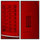 Version 2 Red Clear LED Tail Lights <br>97-03 Ford F150, 99-07 F250-550 Super Duty 04 Ford F-150 Heritage