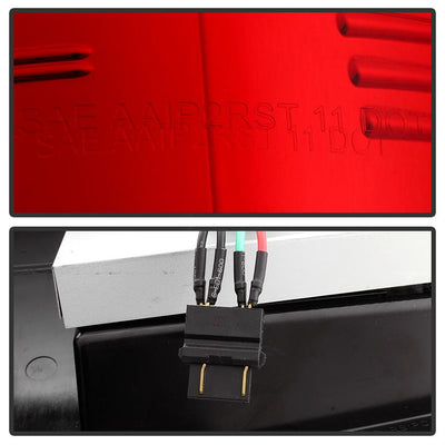 Version 2 Red Clear LED Tail Lights <br>97-03 Ford F150, 99-07 F250-550 Super Duty 04 Ford F-150 Heritage