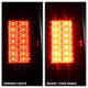 Version 2 Black LED Tail Lights <br>08-16 Ford F250-F450 Super duty